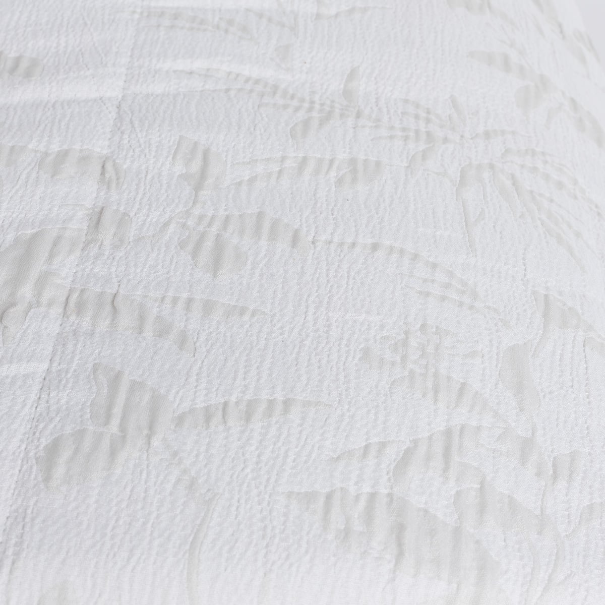 Colcha folhas AUREN cinza 250x270cm