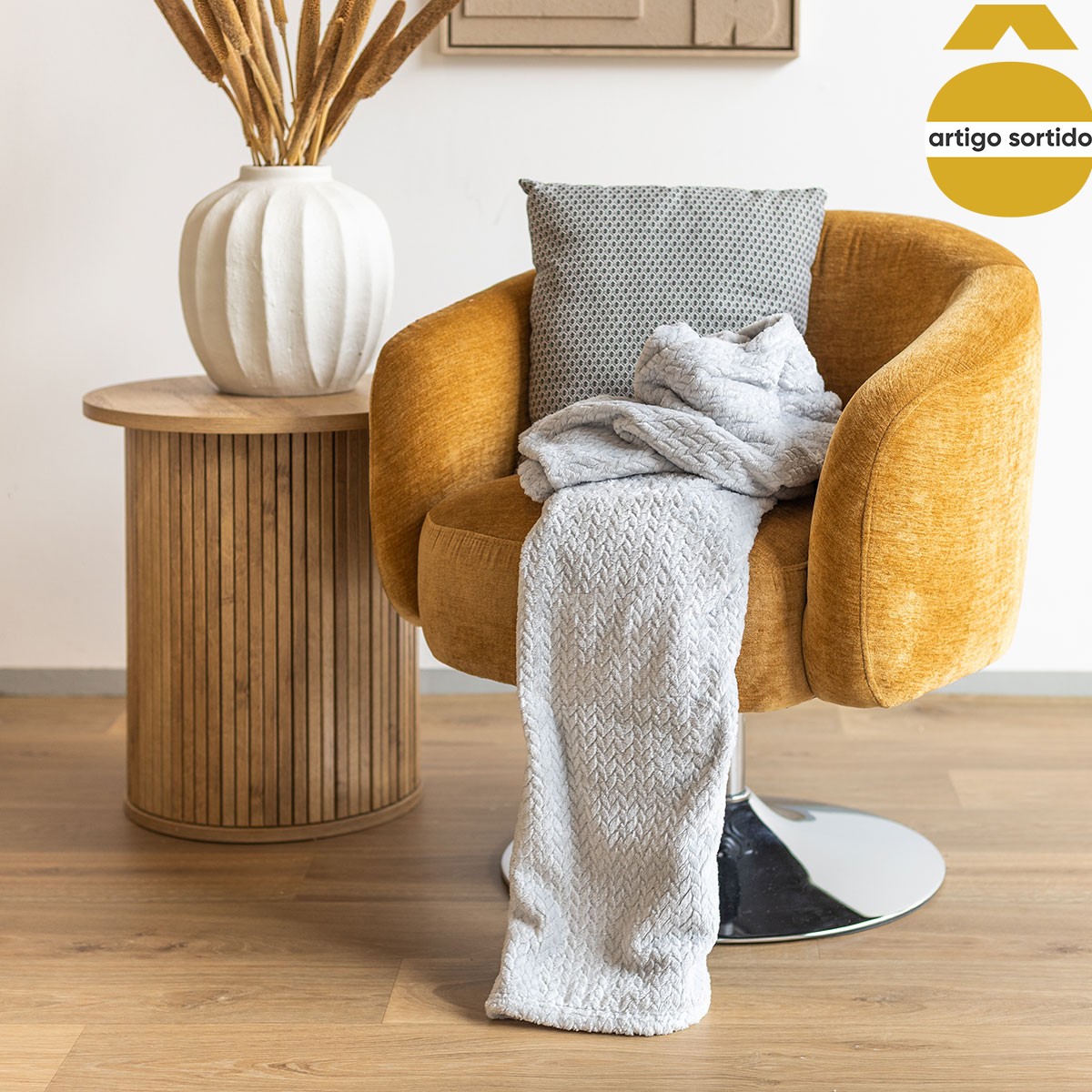 Manta TRESSE de flanela 125x150cm