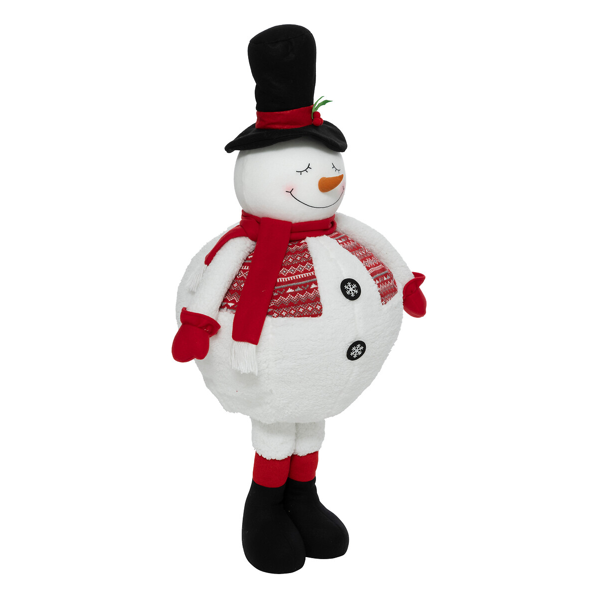 Figura boneco de neve extens&iacute;vel 110cm