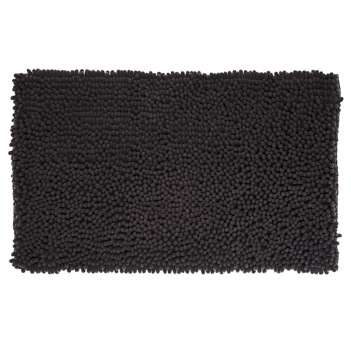 Tapete wc maxi CHENILE preto 50x80cm