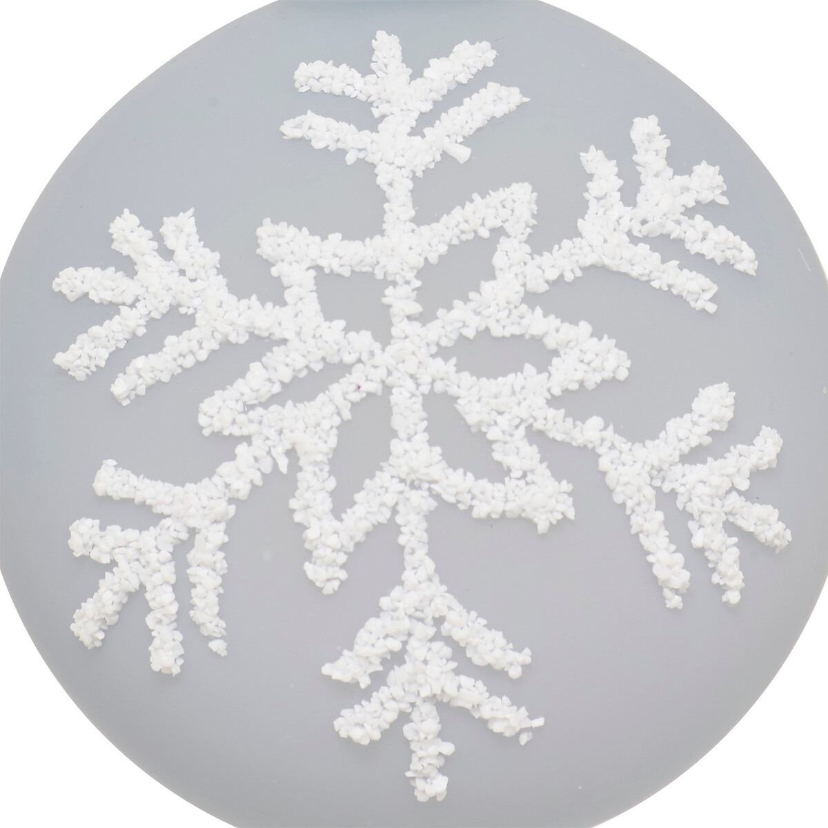 Bola de natal floco de neve 7cm