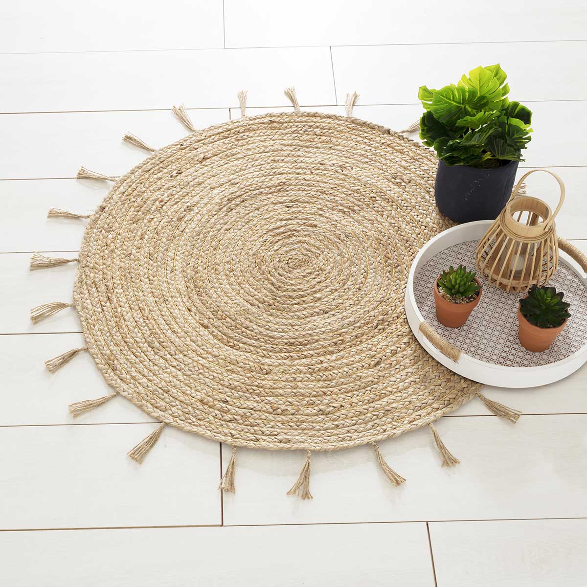 Tapete LUREX COSY bege juta 80cm