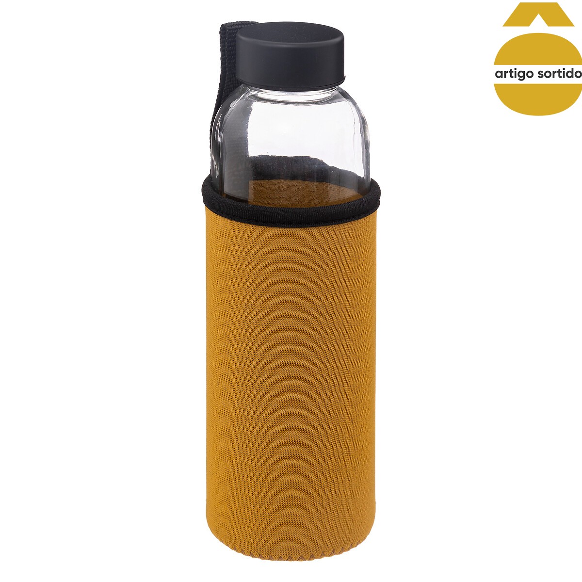 Garrafa de vidro com bolsa 0,5l