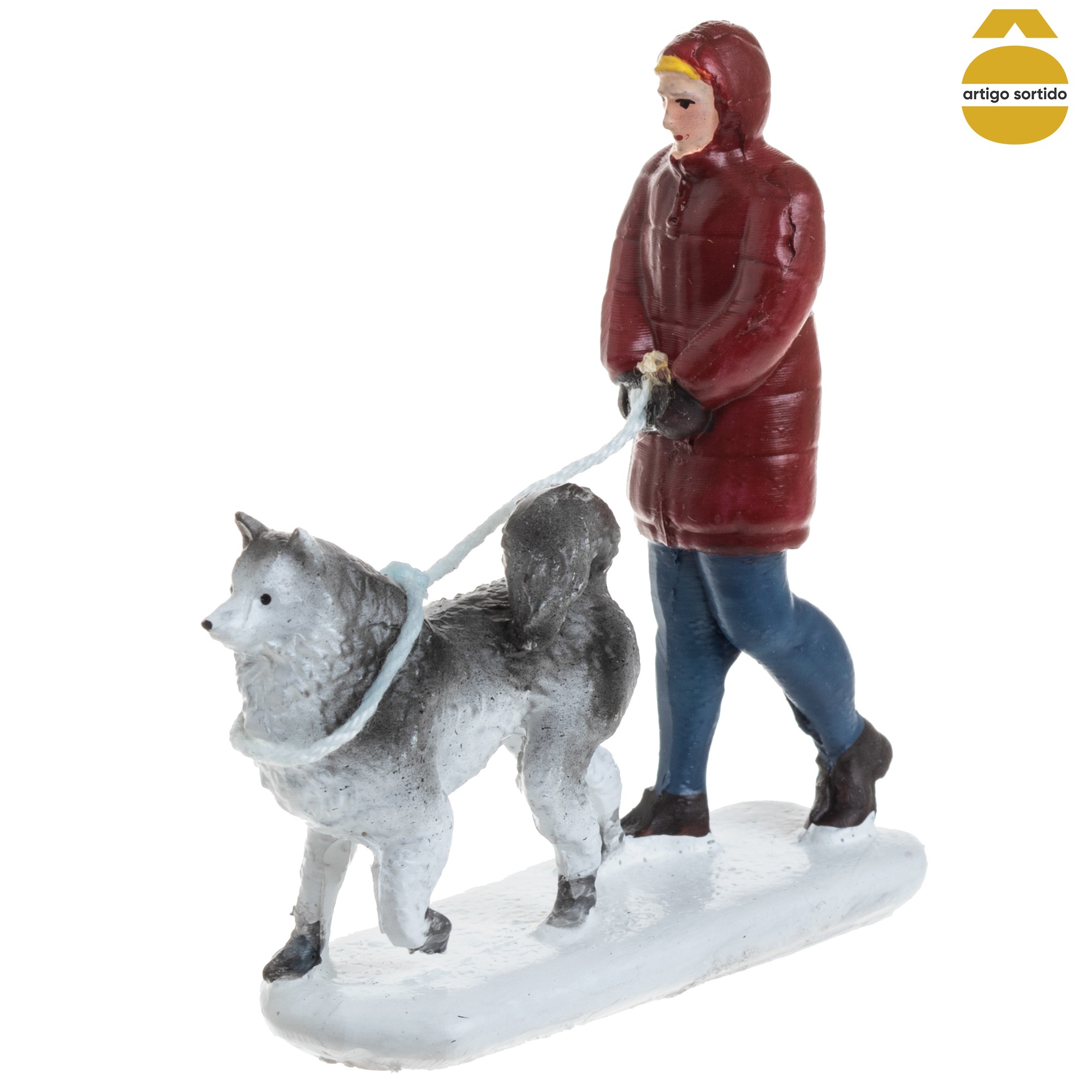 Figura decorativa aldeia 6cm