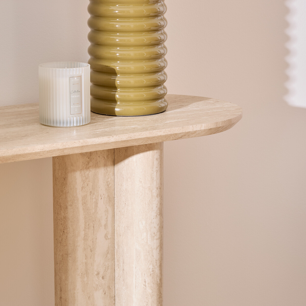 Consola ANAYA bege em mdf