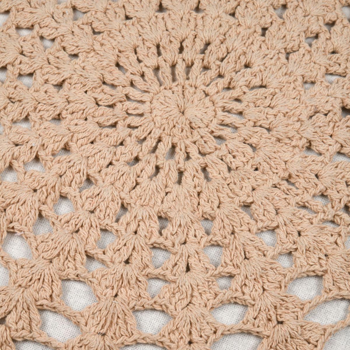 Almofada de ch&atilde;o MEKONG natural em algod&atilde;o 45cm