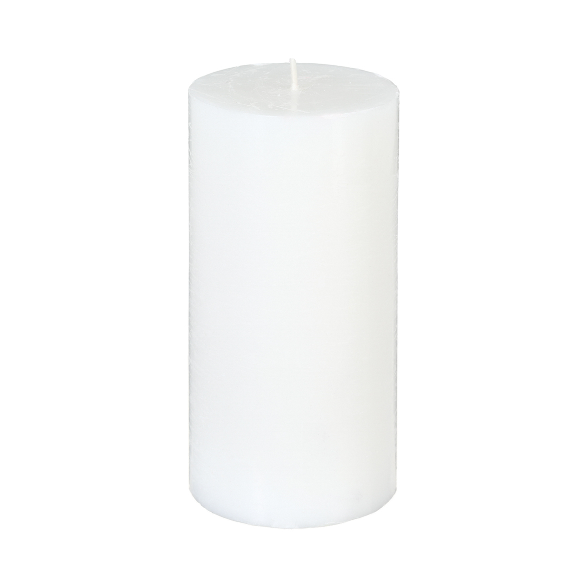 🕯️ Vela Cilíndrica Rústica De Cera – Gris Suave – Marca Wackx – 8x8 Cm – Ambiente Relajante
