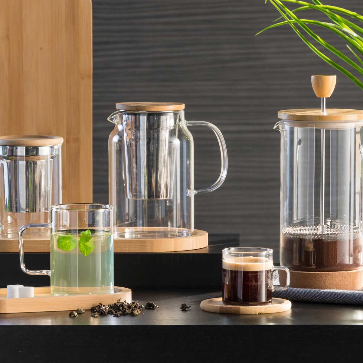 Prato raso oval em bambu 15x30cm