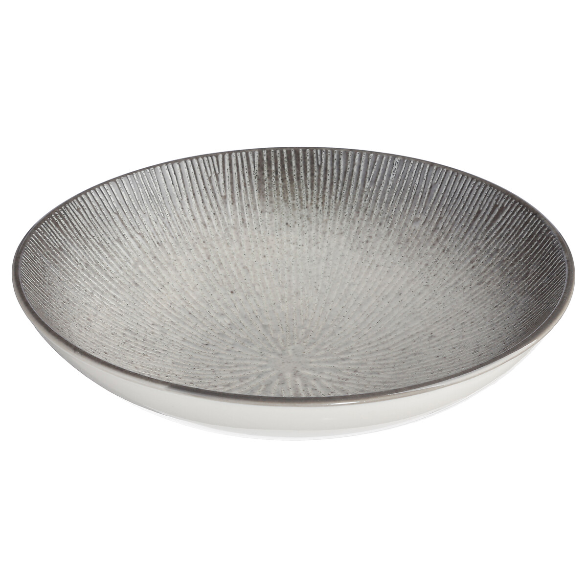 Prato de sopa ATELIER cinza 19cm