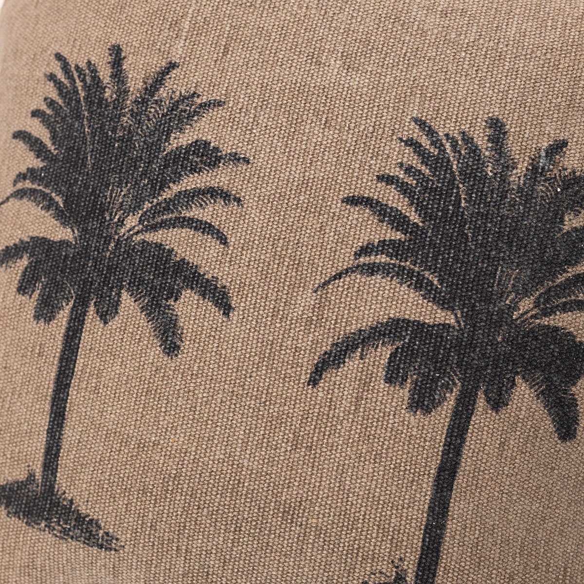 Almofada bege palmeiras 45x45cm