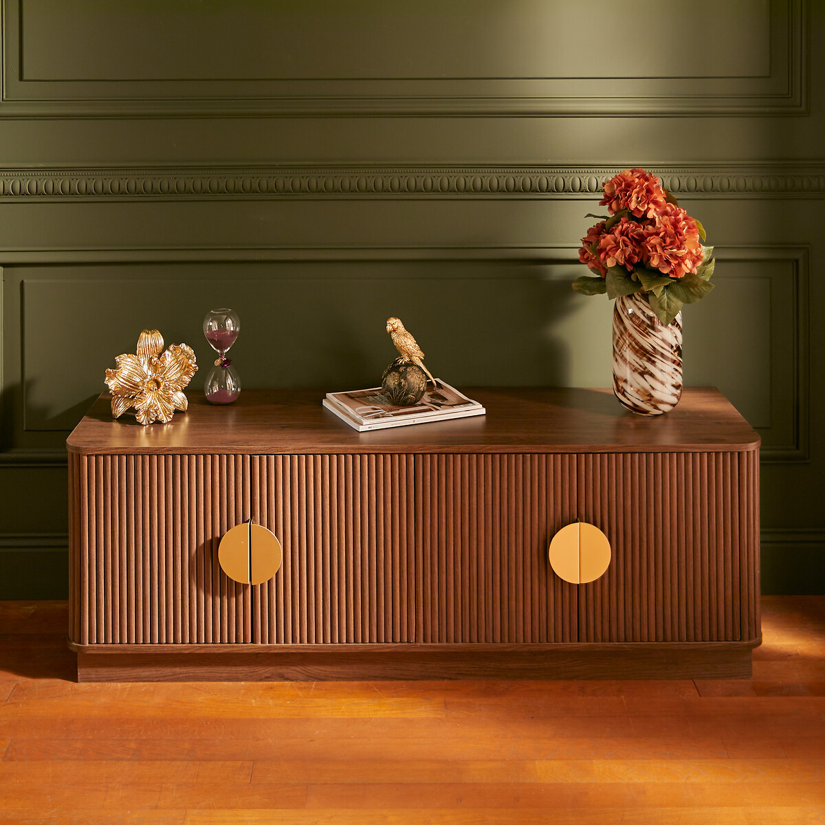 Móvel de tv WANY castanho escuro