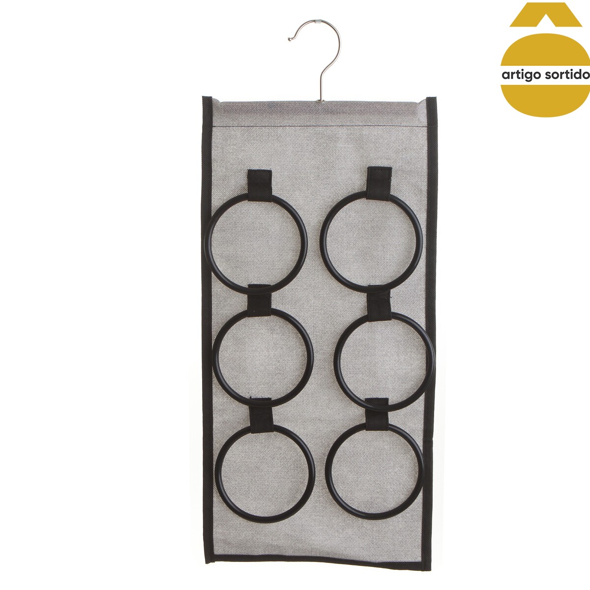 Cabide multiusos com 6 argolas