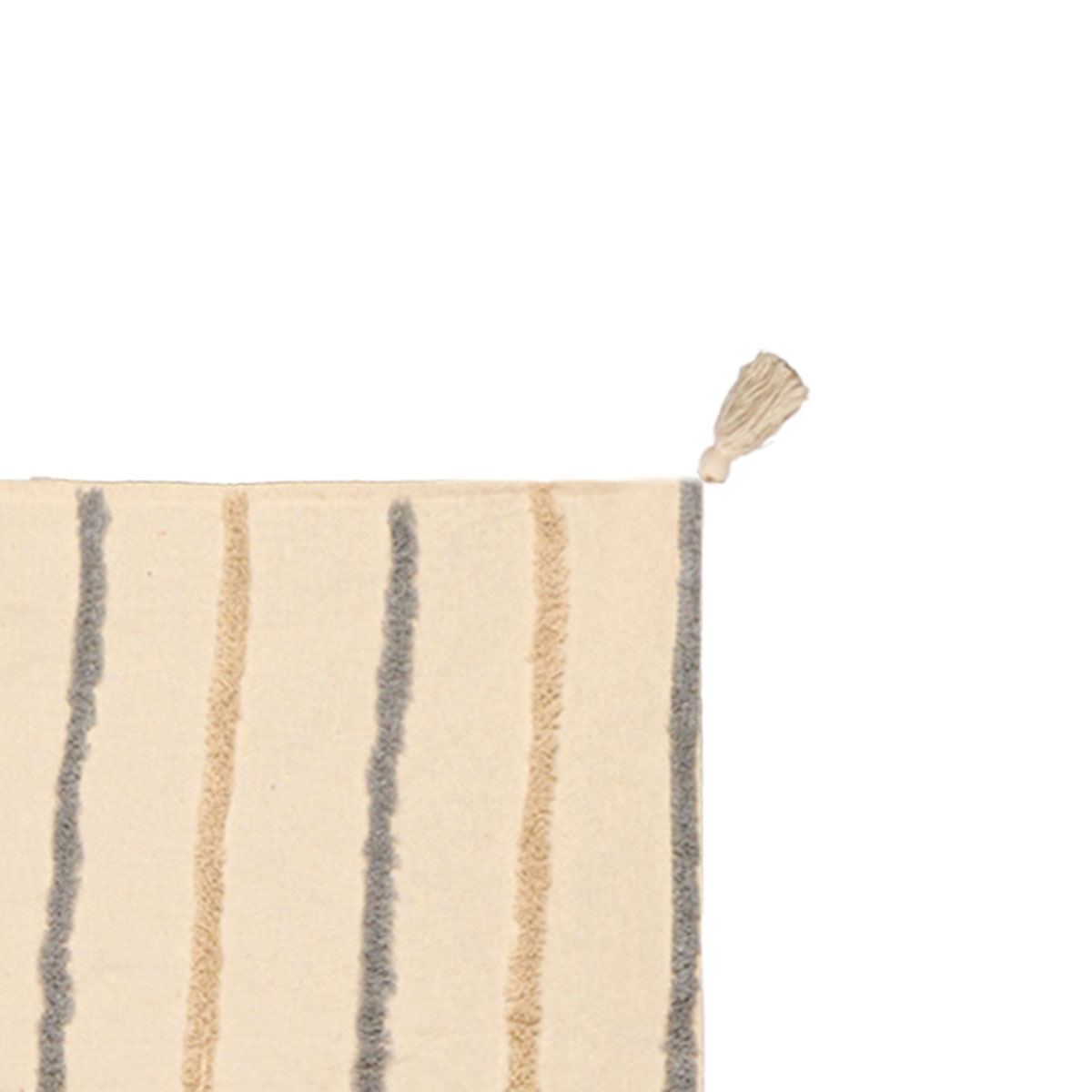 Manta riscas cinza 150x220cm