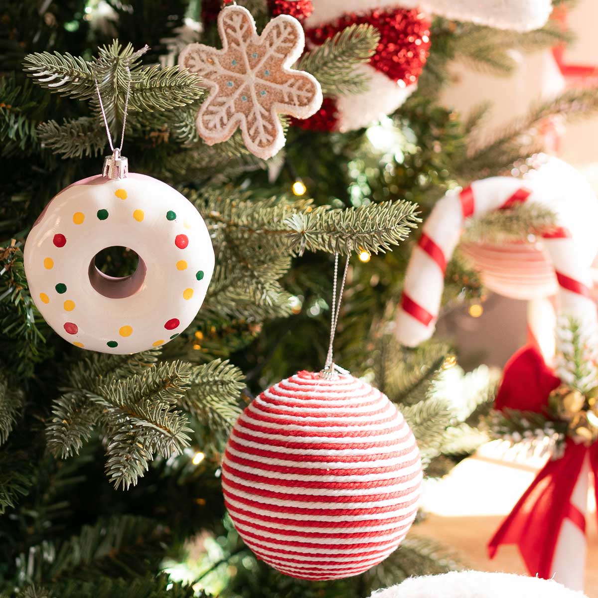 Pendurante de FLOCO de neve em forma de bolacha gengibre 8cm