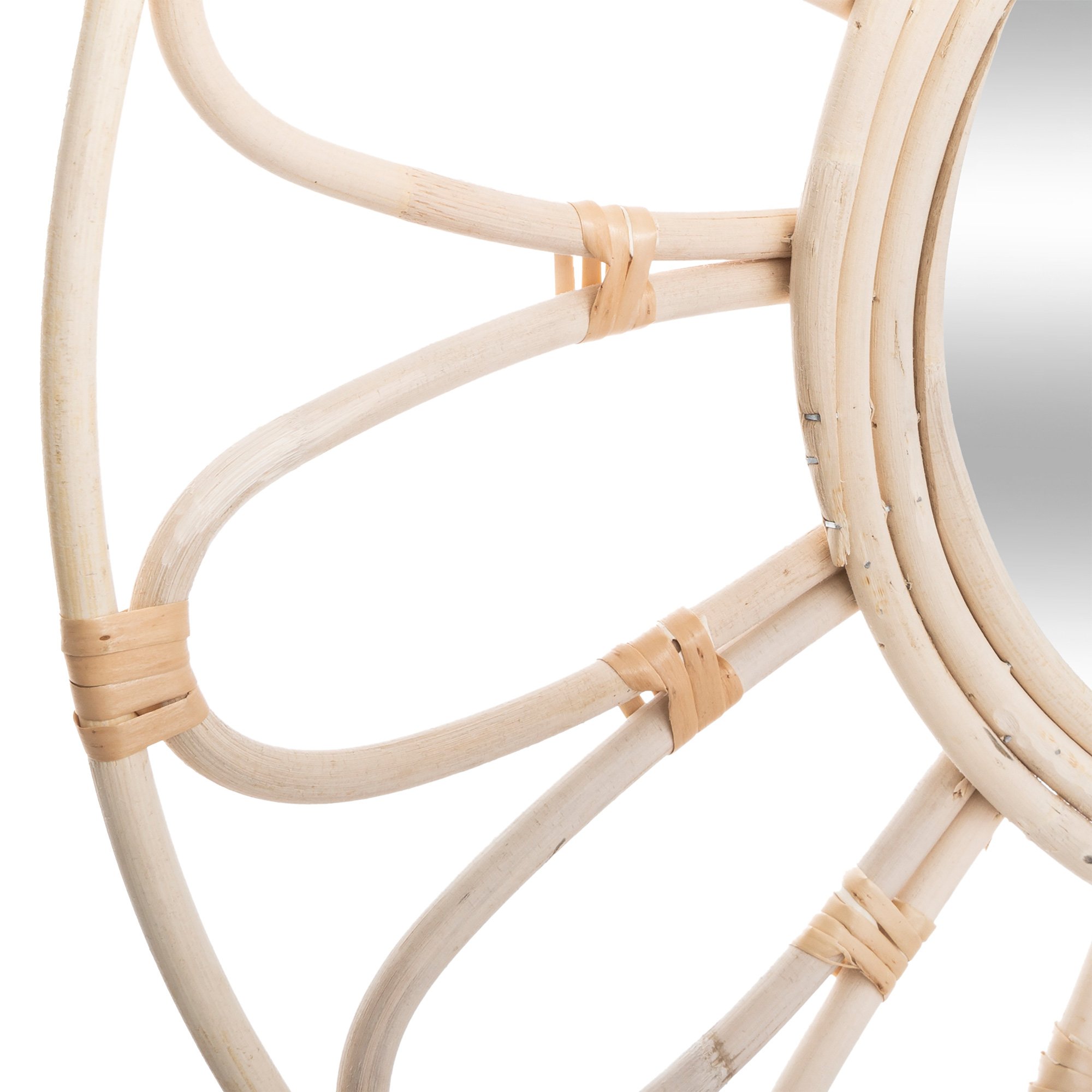 Espelho decorativo de parede amarelo fl&ocirc;r