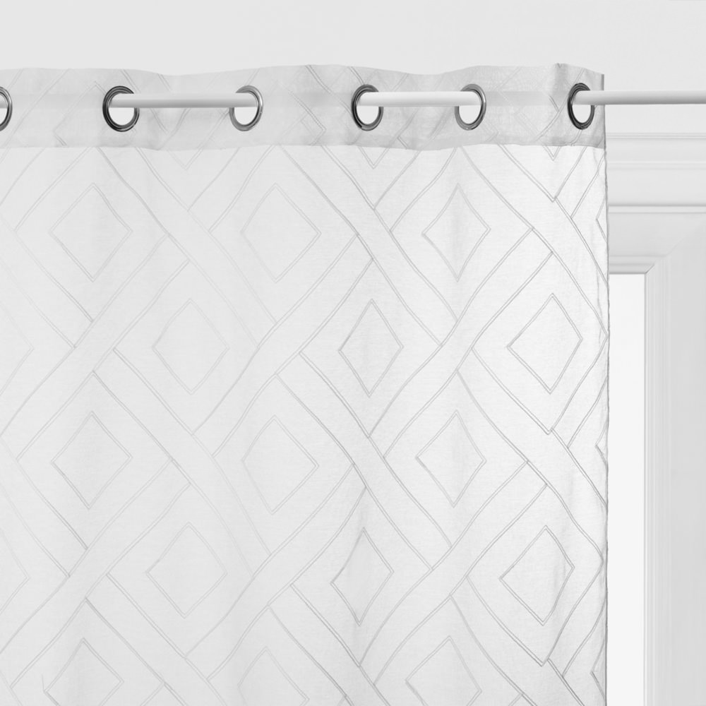 Cortina ETNIK branca 140x240cm