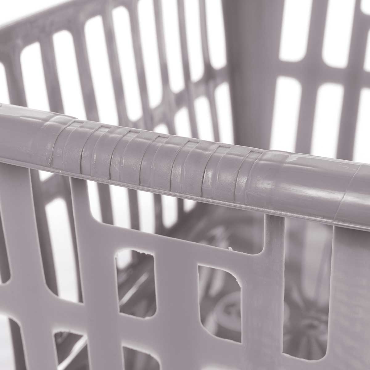 Cesto para roupa alto taupe SAND