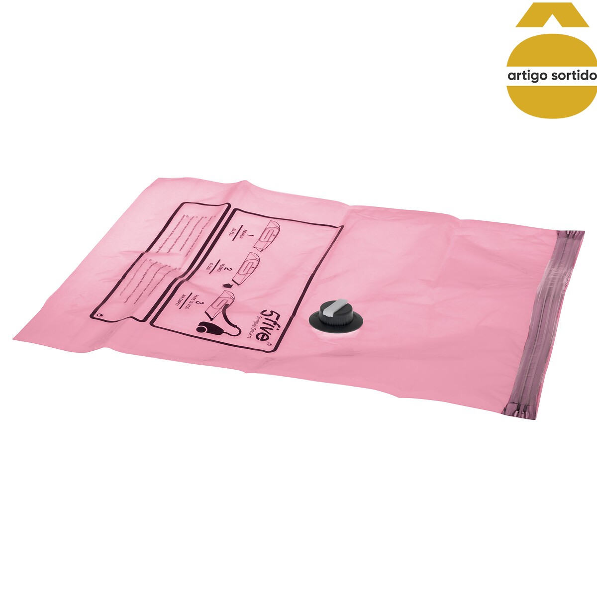 Saco para arrumação vácuo perfumado 60x80cm