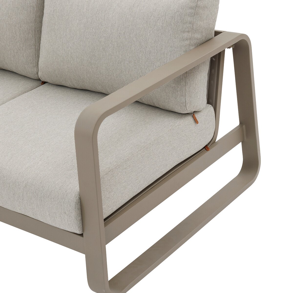 Conjunto de jardim DOMILLY cor caf&eacute; 5 lugares