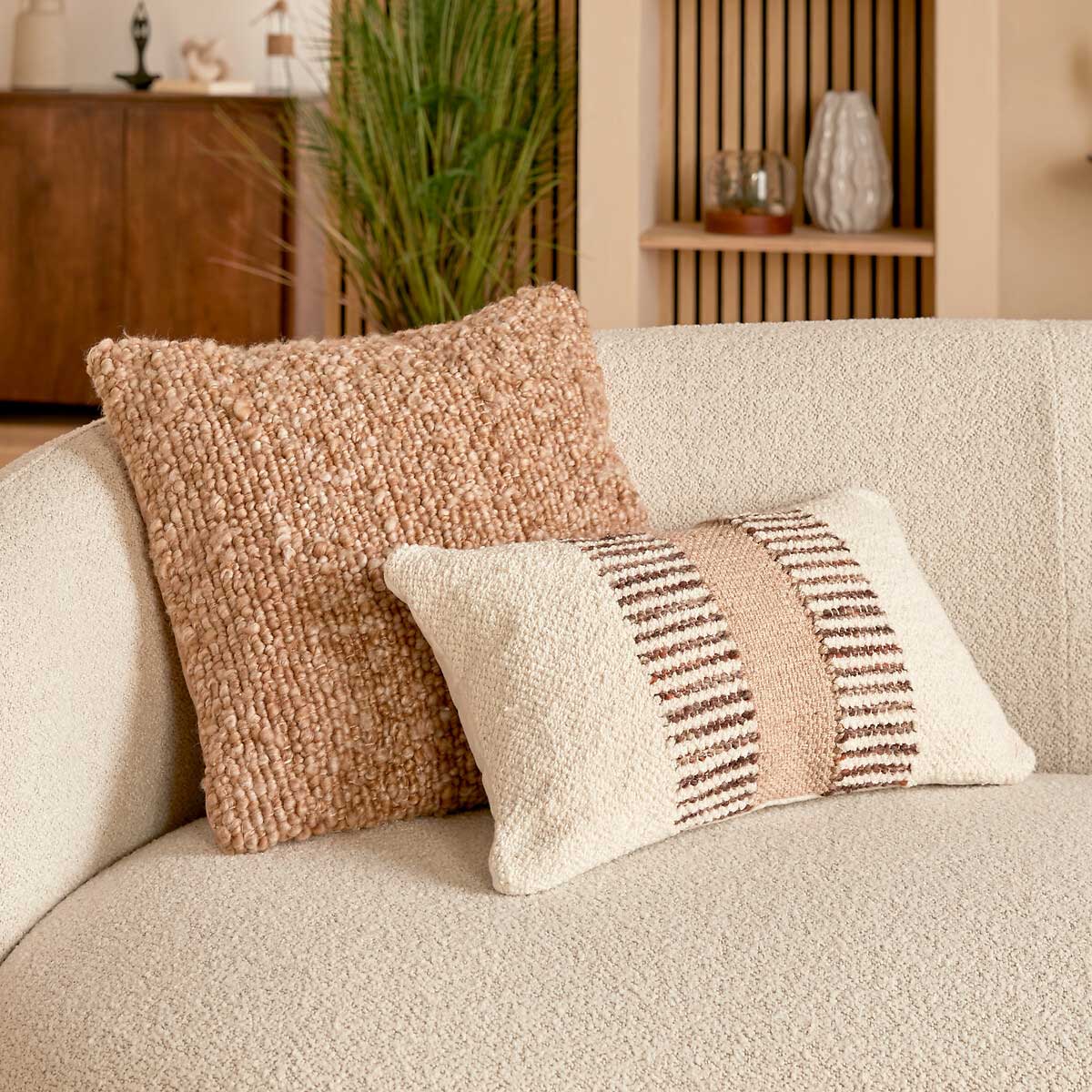 Almofada STRISCIA bege 30x50cm