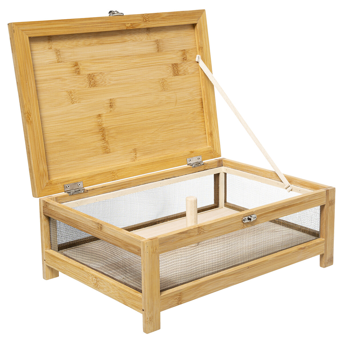 Queijeira com t&aacute;bua em bambu