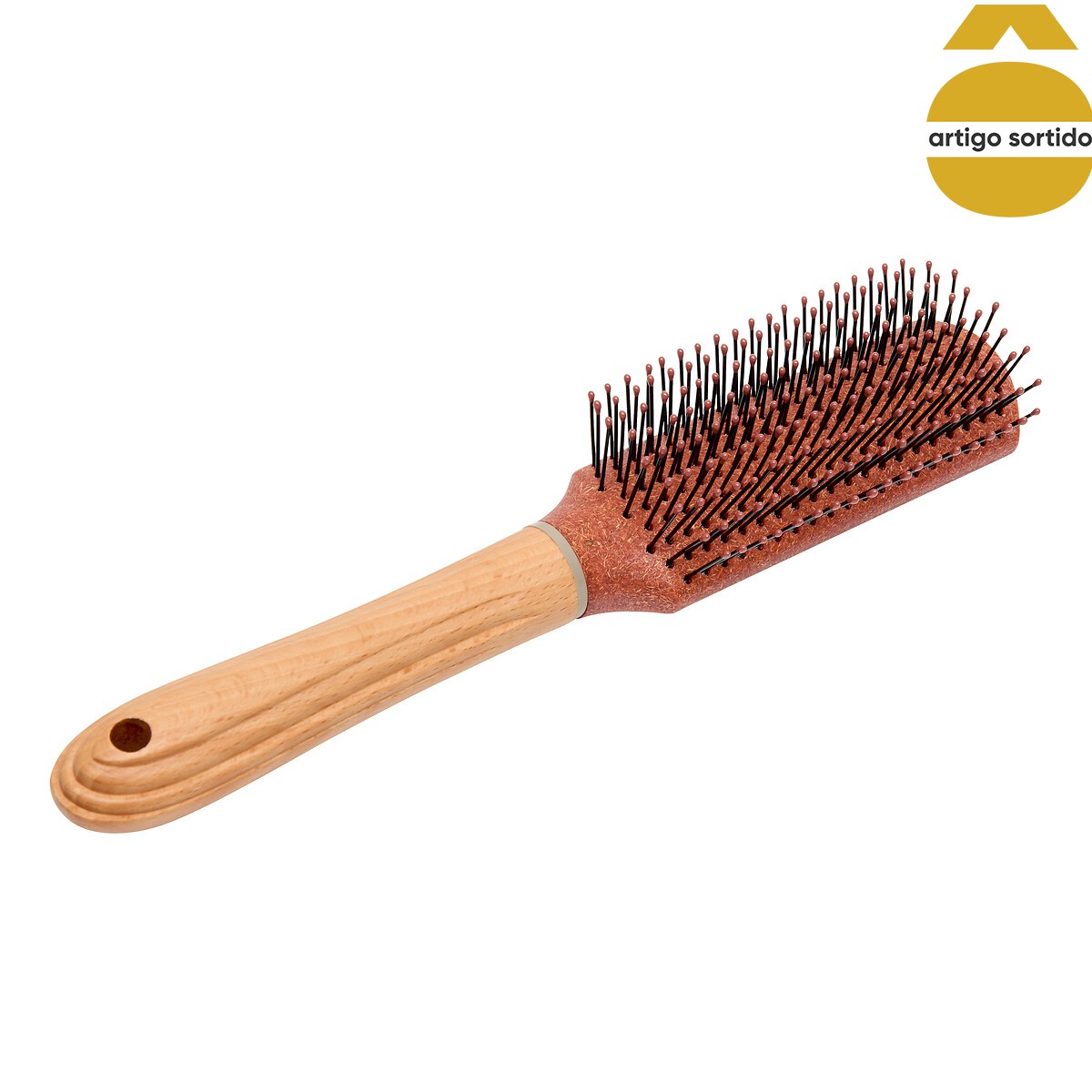 Escova de Cabelo em Madeira