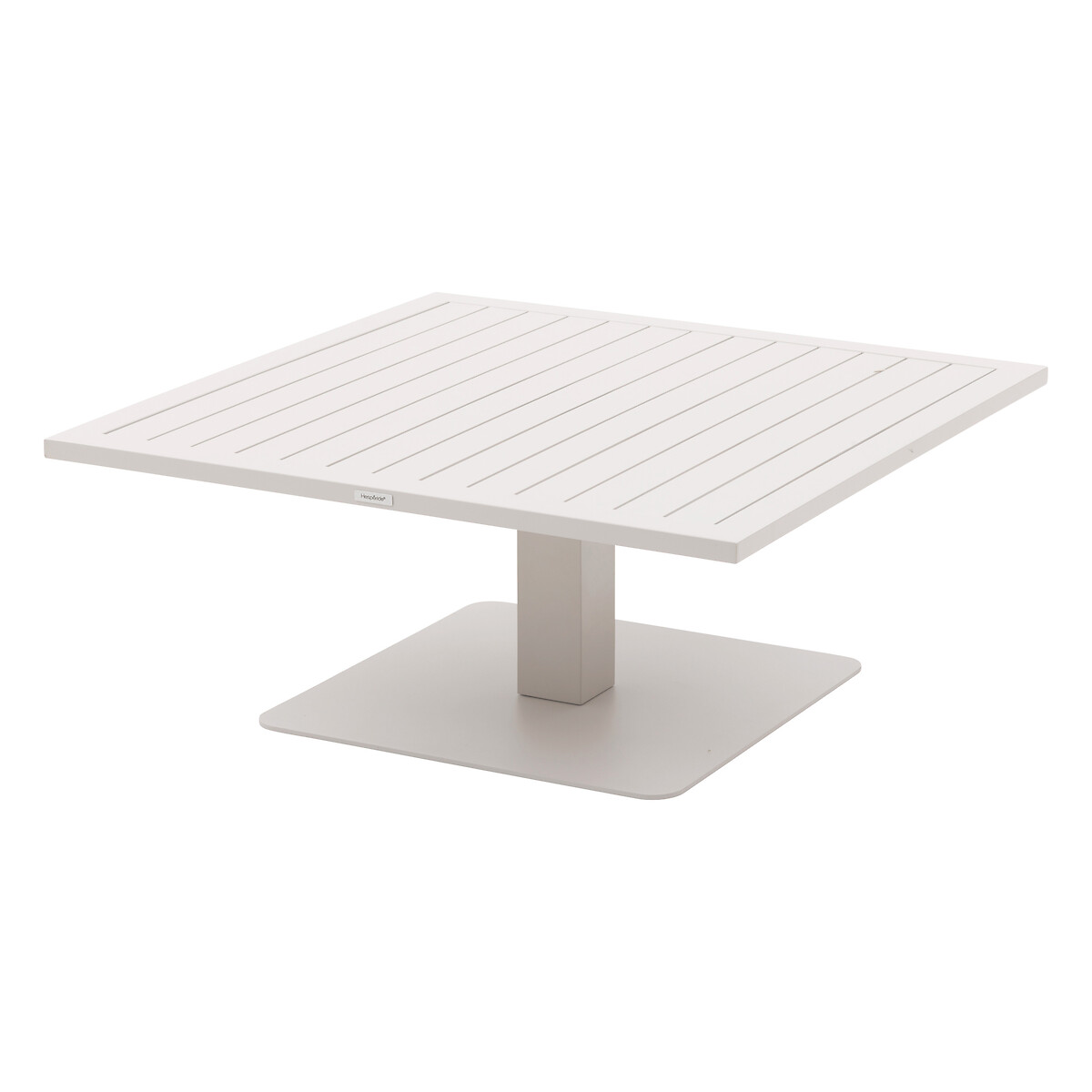 Mesa de centro SALIMIA elev&aacute;vel branco