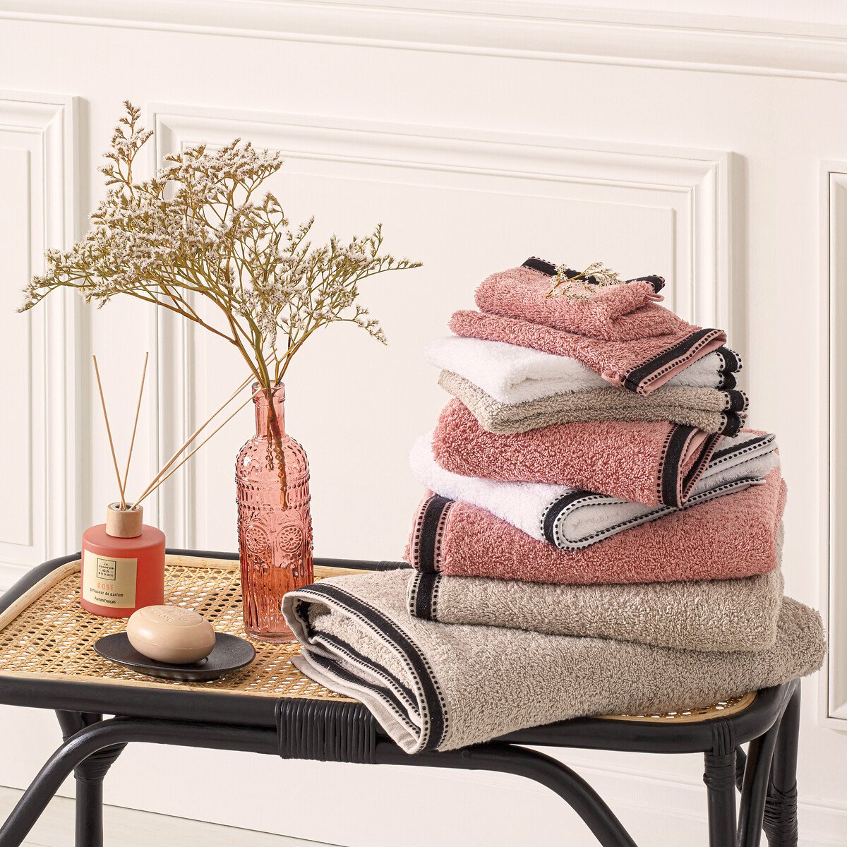 Toalha de m&atilde;os JOIA bege 50x90cm