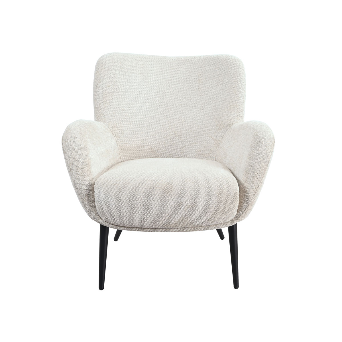 Poltrona BIRKA tecido bege