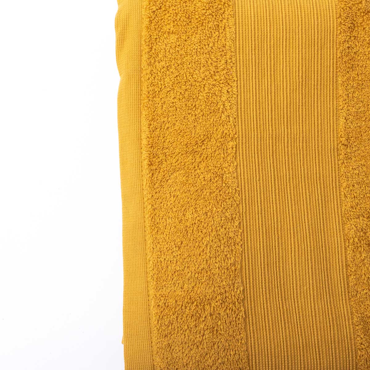 Toalha len&ccedil;ol de banho amarela TIMELESS 100x150cm