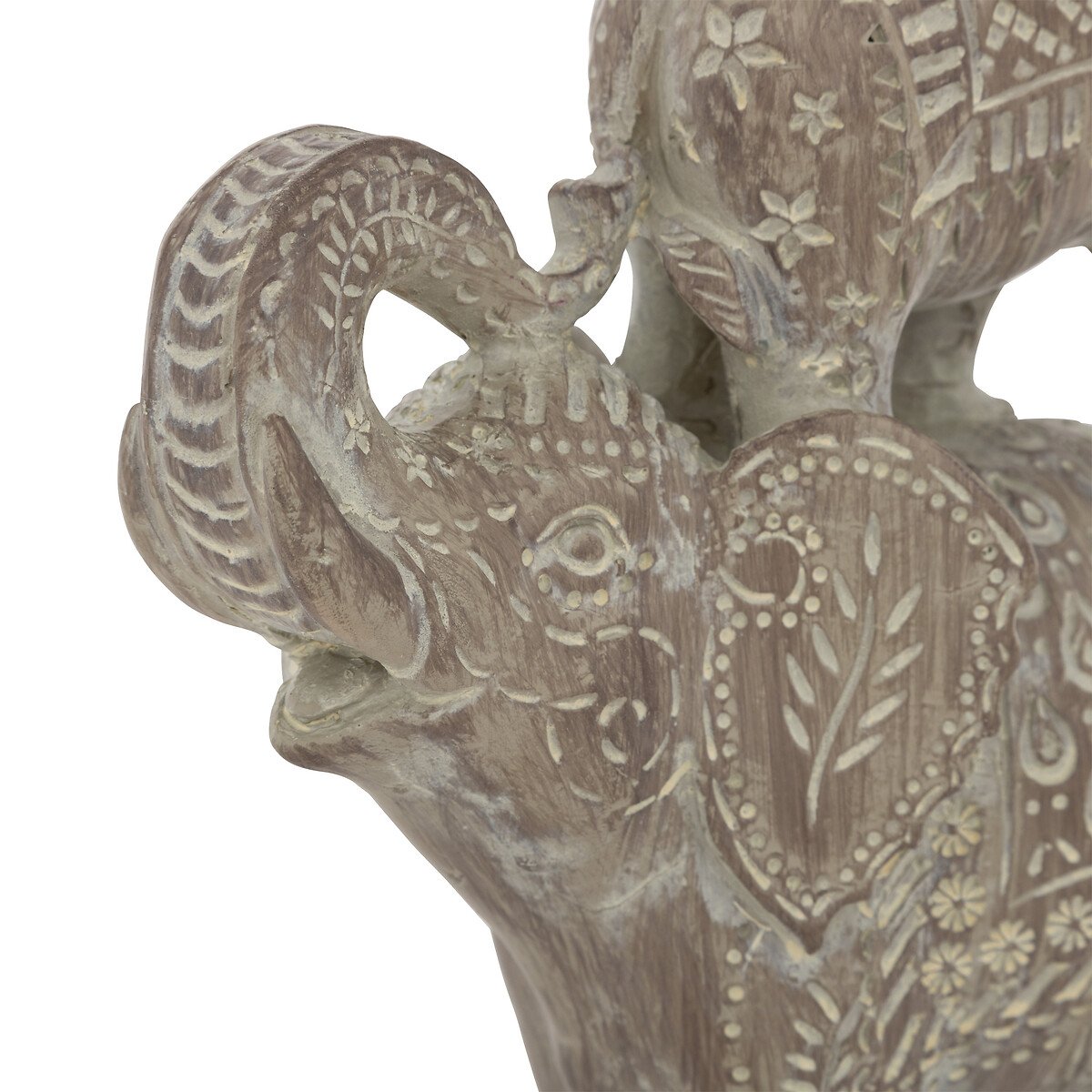 Estátua de elefante castanha ABOU