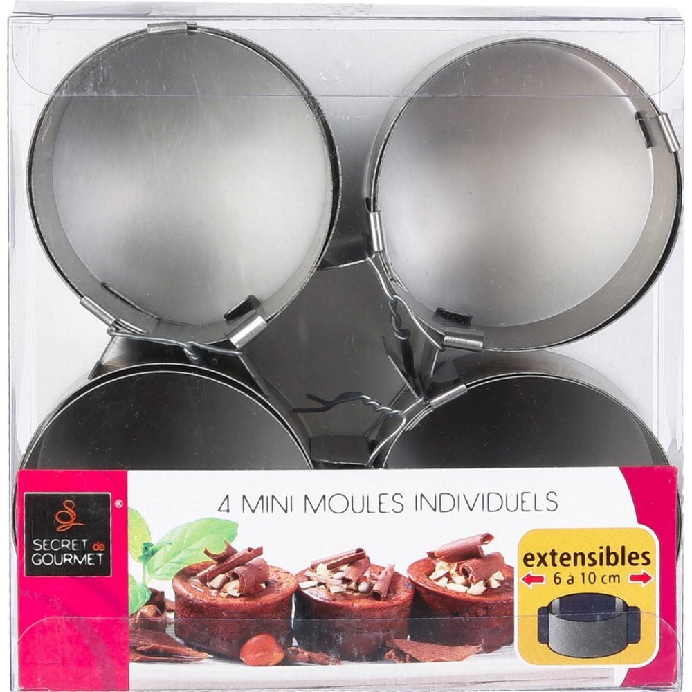 Conjunto de 4 formas redondas