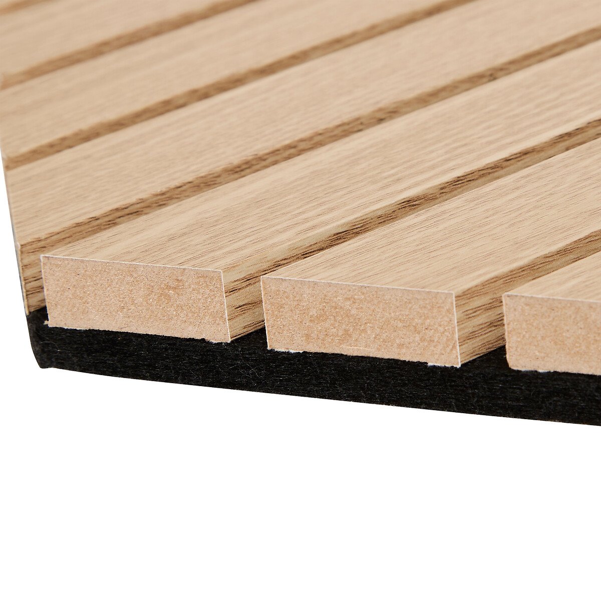 Conjunto de 3 painéis decorativos hexagonal COLVA natural