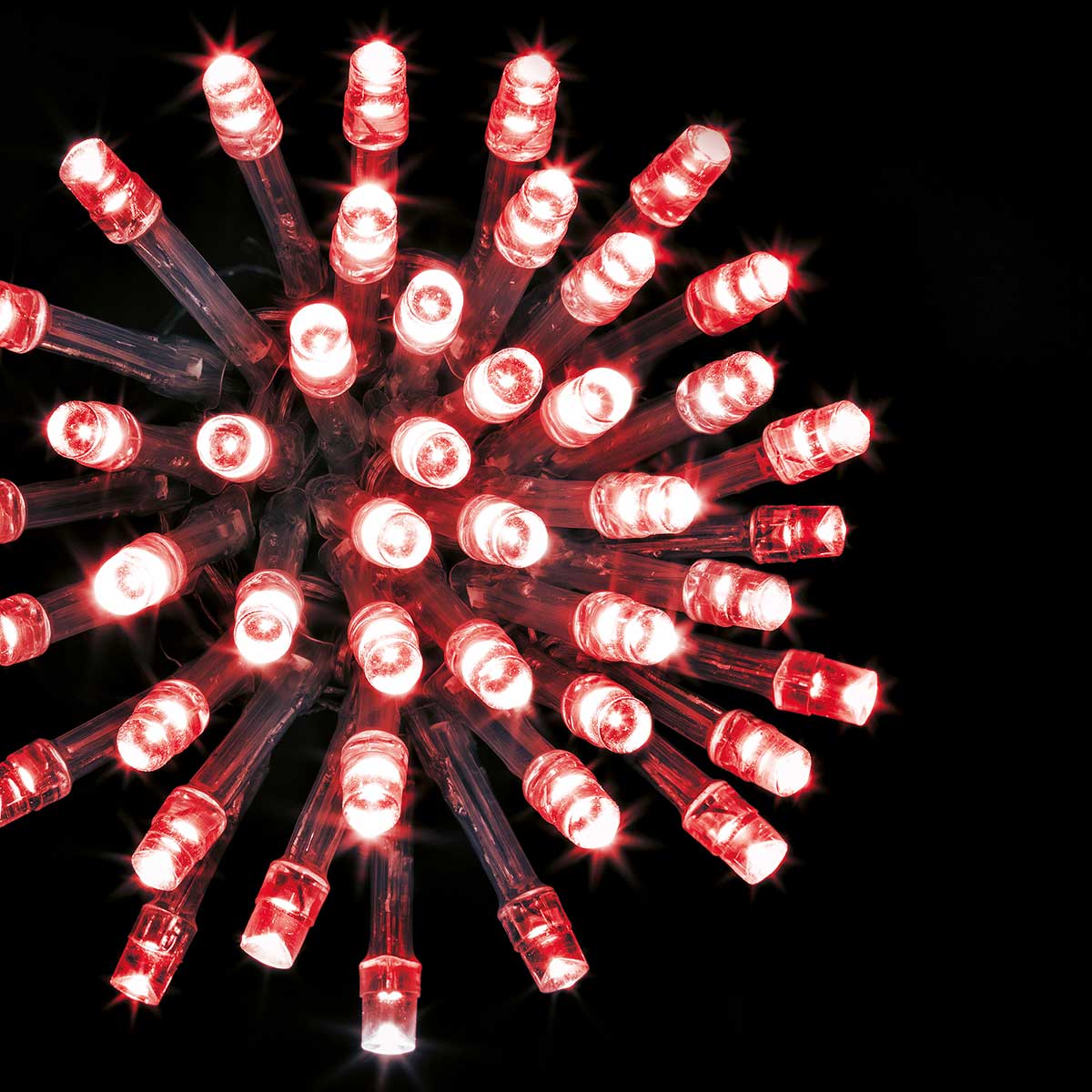 S&eacute;rie Luminosa De Natal Vermelha 100 LEDs 10m