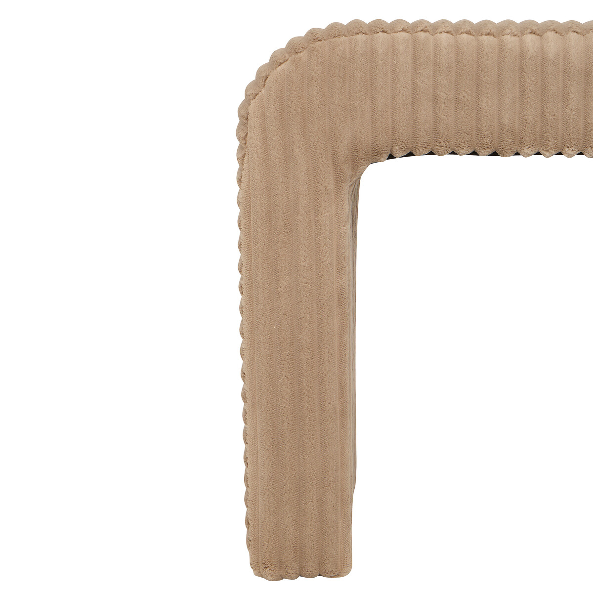 Pufe SEVI bege de veludo