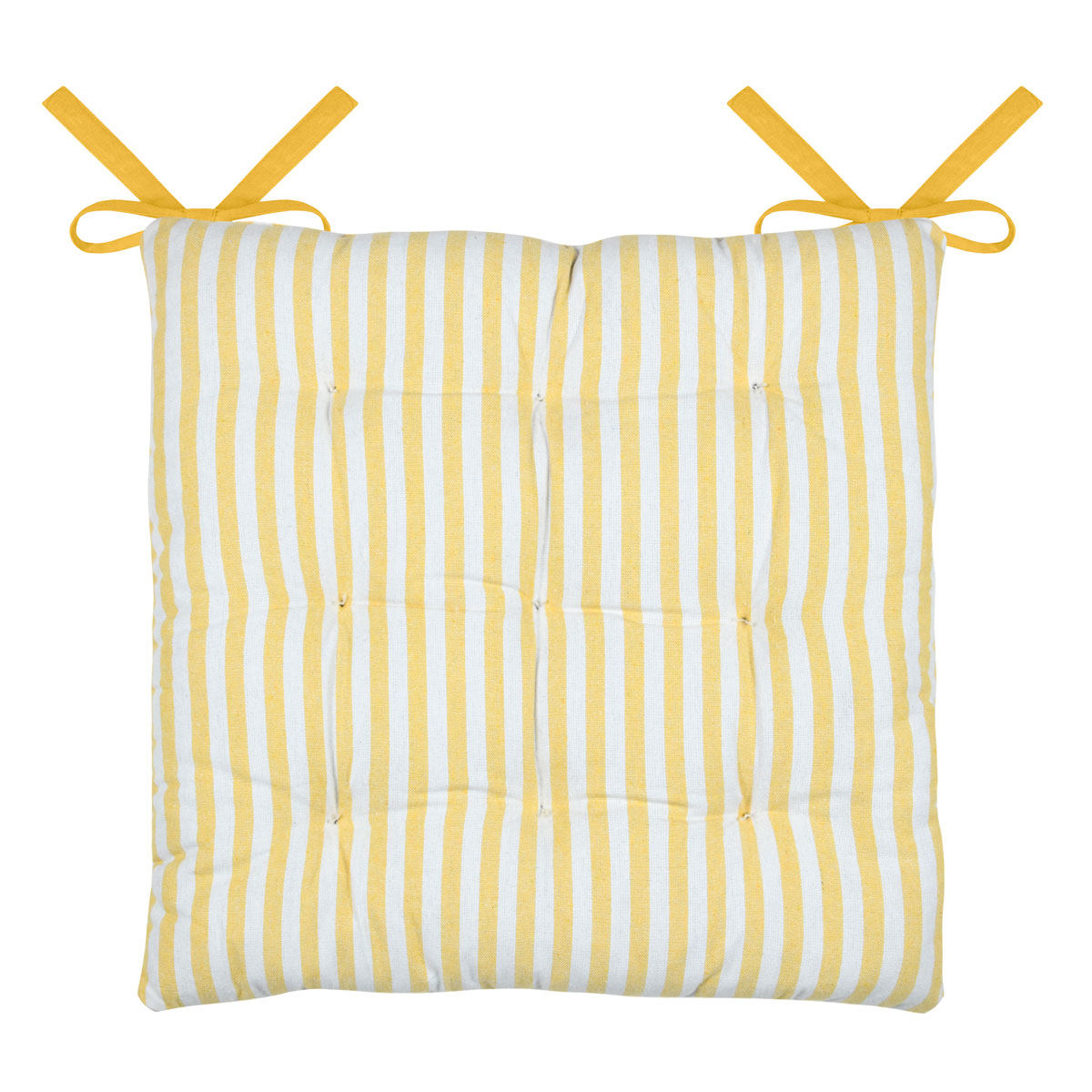 Coxim para cadeira SOLEIL amarelo 40x40cm