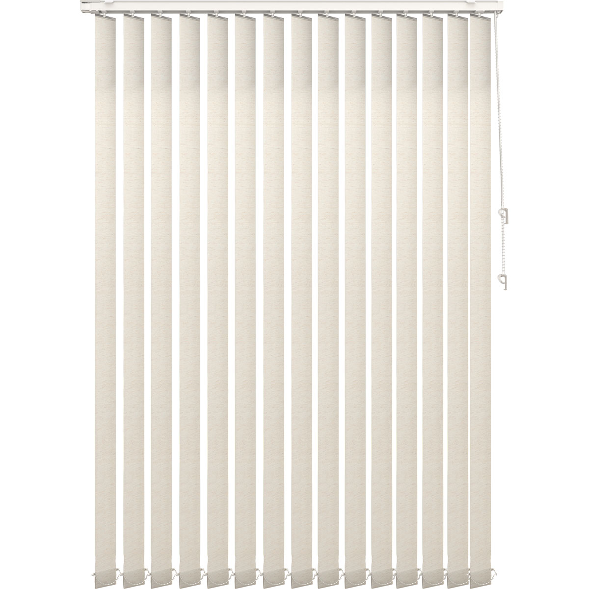 Estore Vertical Efeito Vintage Bege 200x260cm