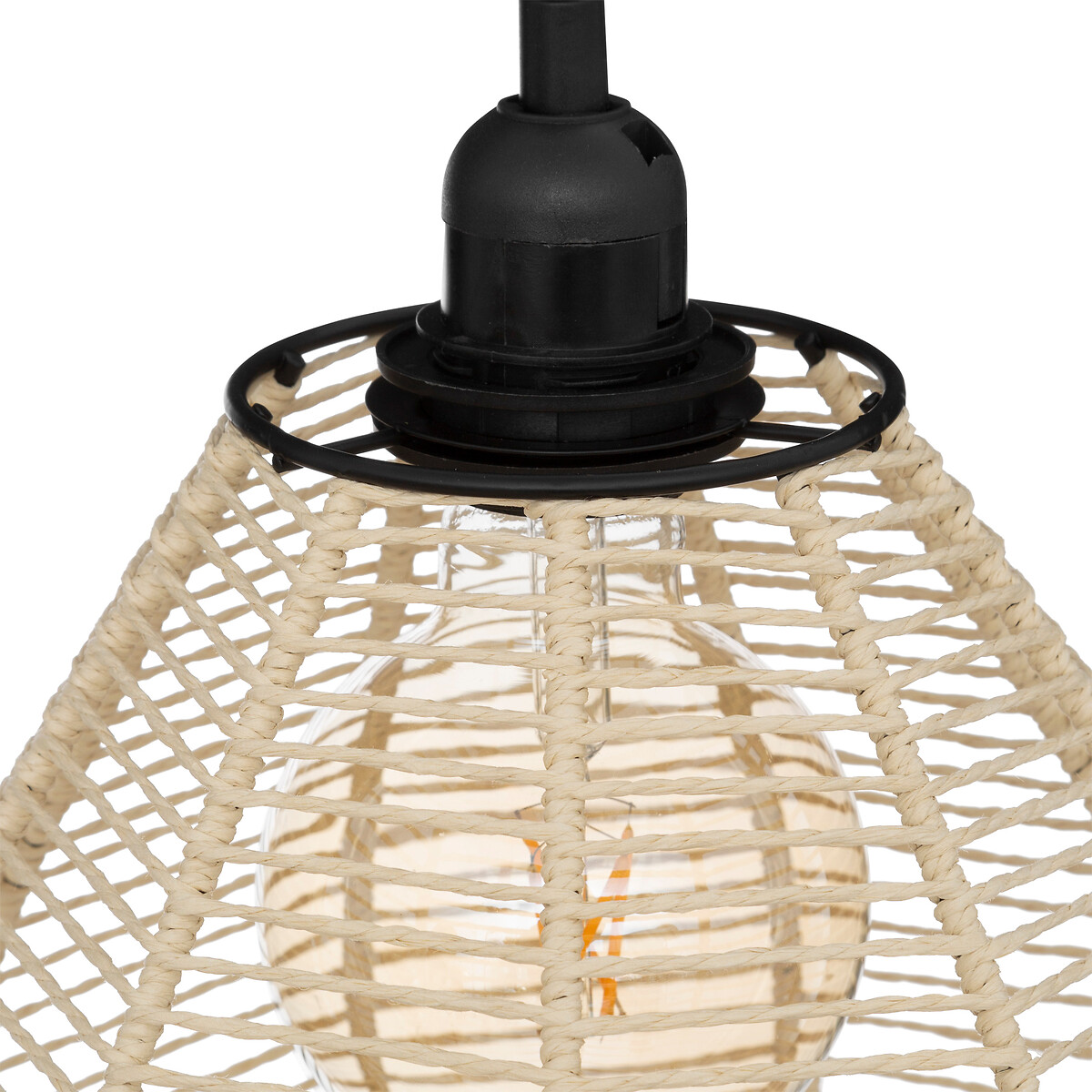 Candeeiro de pé DELIA preto 149,5cm