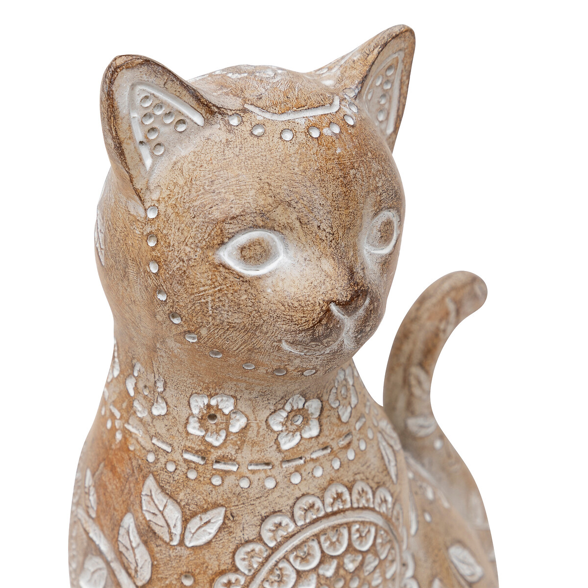 Gato decorativo LINDO bege 18,5cm