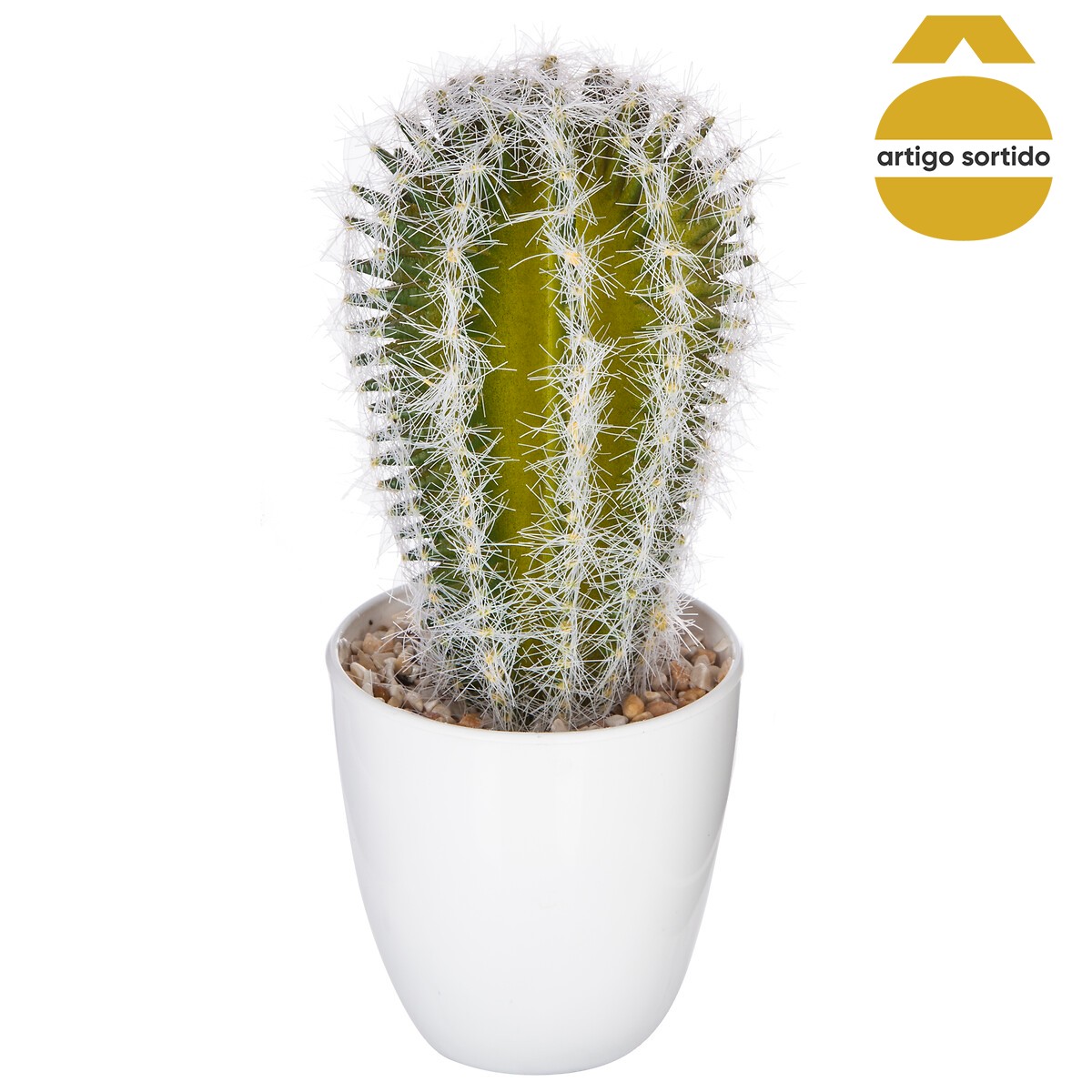 Vaso com suculentas artificiais 18cm