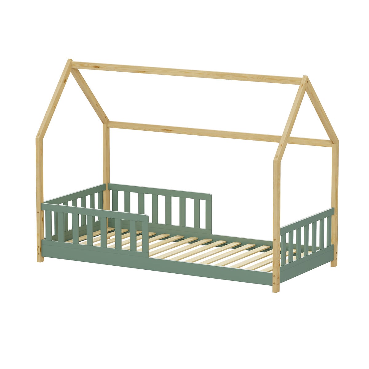 Cama SNUG verde 90x190cm