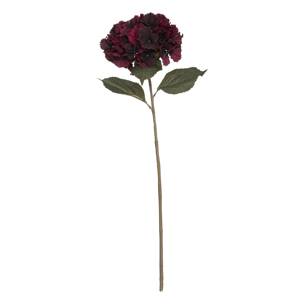 Haste hort&ecirc;nsia rubis rosa escuro 83cm