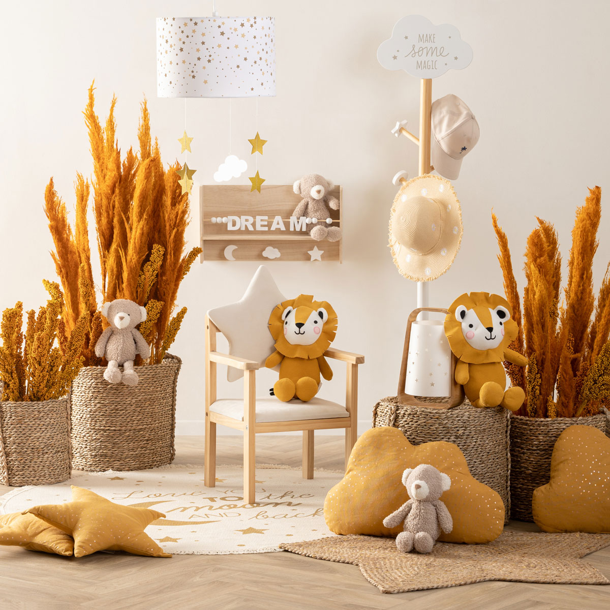 Cabibe de pé NUVEM branco com 5 ganchos