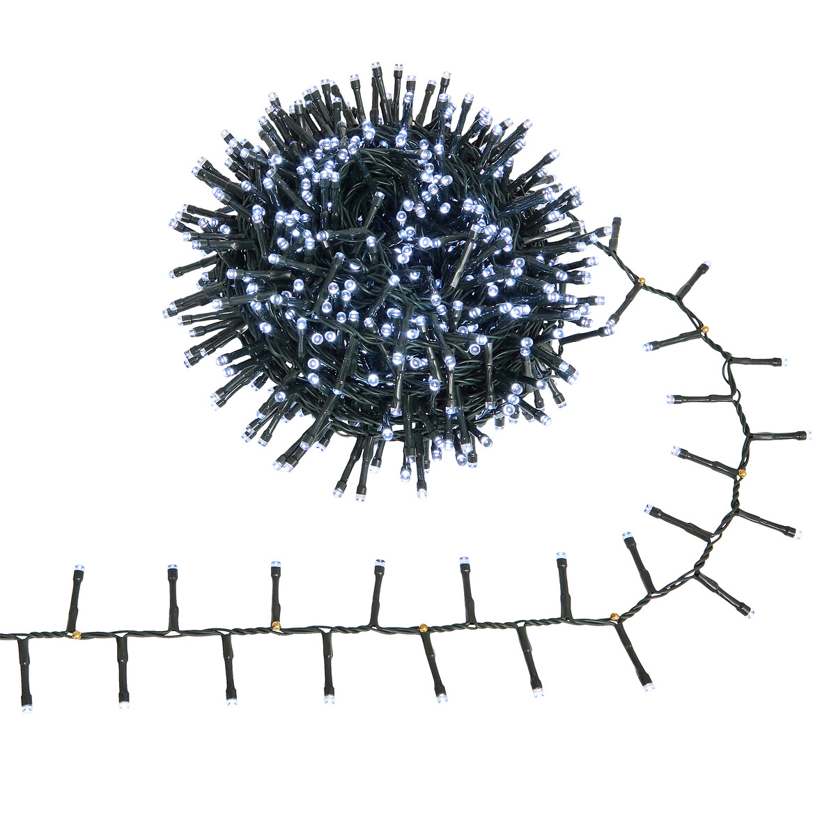 S&eacute;rie de natal branco frio 16M 800LED