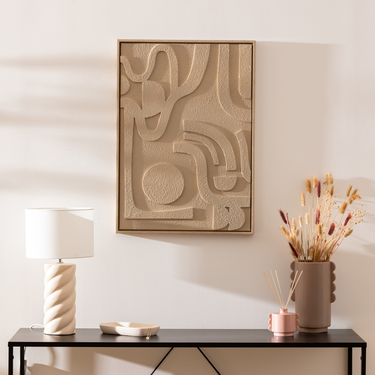 Quadro decorativo AZRA em mdf 70cm