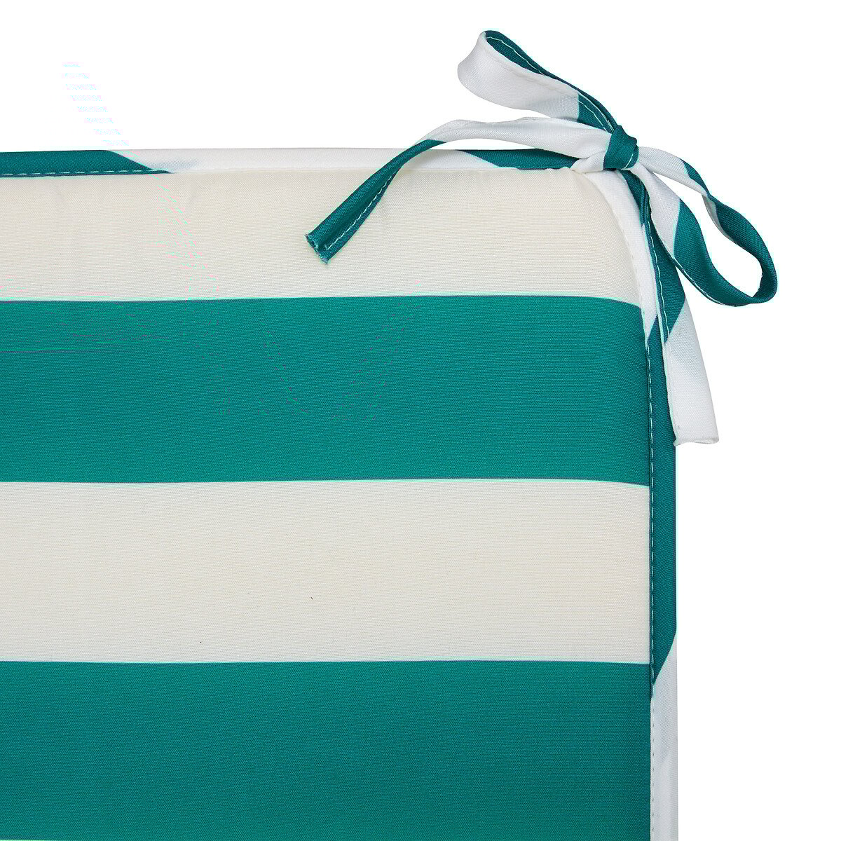 Coxim para cadeira exterior POOLSIDE riscas verde e branco