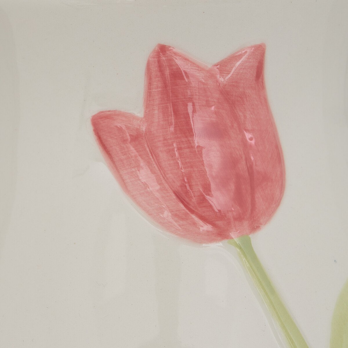 Jarra com tulipas FLEUR DE ROSE 21cm