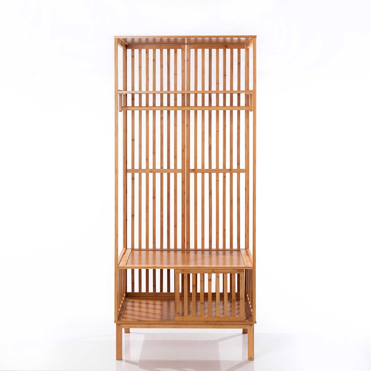 Arm&aacute;rio em bambu 187cm