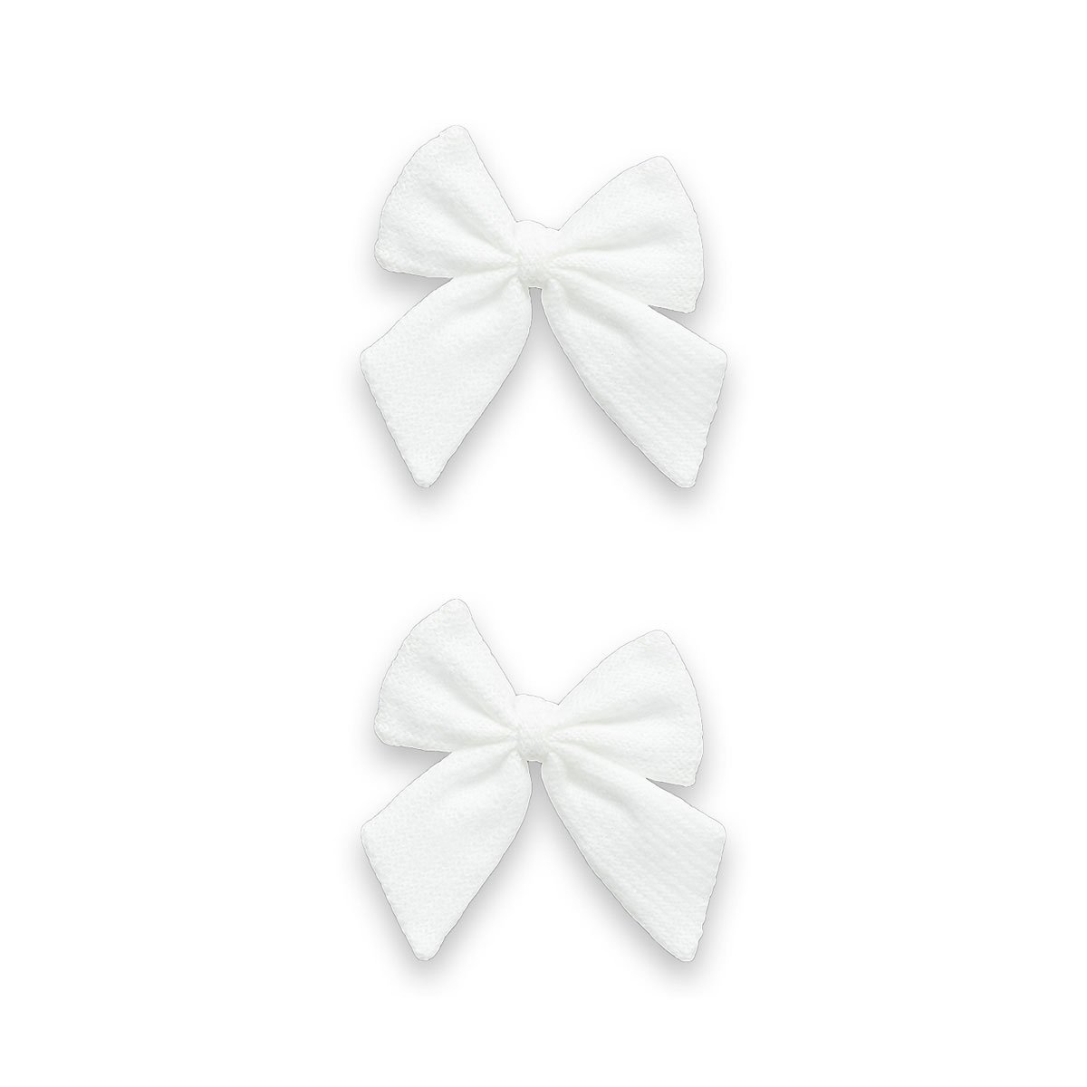 Conjunto de 2 laços brancos