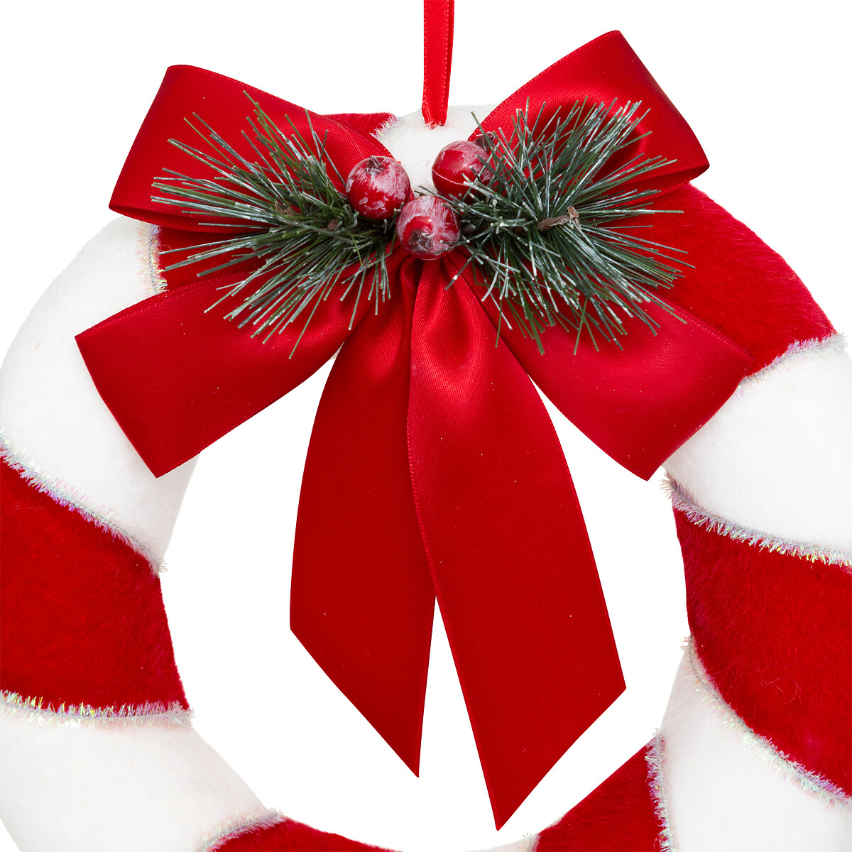 Coroa decorativa candy 23cm,  Coroa decorativa candy 23cm